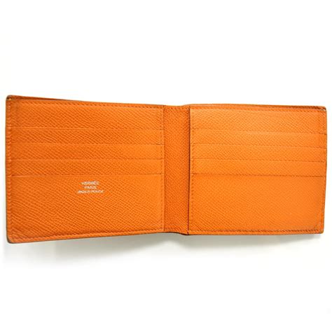 Hermes men's wallet billfold